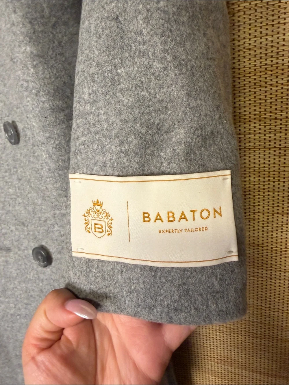 [Brand New] Aritzia Babaton Connor Coat in Light Gray - Picture 11 of 14